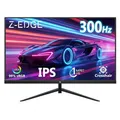 Z-Edge 24,5 Zoll Gaming Monitor 300Hz (DP) 240Hz (HDMI) 1ms MPRT Full HD LED Monitor, 300cd/m² Helligkeit, 16:9 IPS Panel, FreeSync, HDR10, HDMI & DisplayPort, VESA Kompatibel - Schwarz