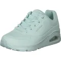 Skechers Damen Uno Frosty Kicks Sneakers, Mint Durabuck Textile Trim, 40 EU