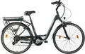 LLobe E-Bike Cityrad City E-Bike 28" County anthrazit, 7 Gang Shimano Altus Schaltwerk, Kettenschaltung, Heckmotor, 468 Wh