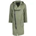 Cawö Home Bademäntel Herren Kapuze New Zipper 6516 field-schwarz - 453 XL