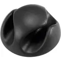 Tru Components - Kabelhalter Selbstklebend 558364 Bündel-ø-bereich 8 Mm (max) Schwarz 6 St.