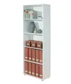 Arco 4 / Garderobe Wandregal Bücherregal Regal Aktenregal Weiß