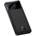Baseus Bipow Digital Display Powerbank 10000mAh 20W 2x USB / USB Typ C / Micro USB 20W Quick Charge AFC FCP schwarz (PPDML-L01) - Schwarz