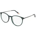 O'Neill ONB 4023 Damen-Brille inkl. Gläser Vollrand Rund Kunststoff-Gestell 51mm/17mm/145mm, grün