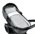 Babylux Babydecke Minky PLÜSCH Kuscheldecke Decke 75 x 60 cm + Kissen 2 TLG Set (MP95 - Weiß + Herz)