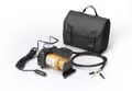 cartrend Kompressor mit Metallgehäuse, Druck 10 bar, mit Luftdruckanzeiger, 12 Volt, max. 10 A, 35 l/min Luftleistung, inkl. Aufbewahrungstasche und Adaptern, 105 cm Schlauchlänge
