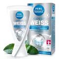 PERLWEISS Expert Weiss Zahncreme – 4 Stufen weißere Zähne in 3 Wochen –
