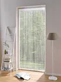 Dekoleidenschaft Fadenvorhang Weiße Perlen 90x220 cm, Balkontür Insektenschutz-Vorhang, Türvorhang, Fliegenvorhang für Balkon- und Terrassentür, Insektenvorhang, Balkonvorhang
