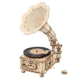 ROKR 3D-Puzzle Classical Gramophone (Electric Version), 424 Puzzleteile