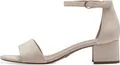 Tamaris Damen Sandalette Sandale geschlossene Ferse Blockabsatz 1-28201-42, Größe:38 EU, Farbe:Beige