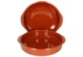 MamboCat Tapas-Schale 2er Set Cazuela Bernd XXL Ø 25,5cm Tonschalen mit Griffen, Ton