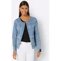 creation L Blusenblazer Jeansblazer . blau 38