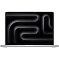 Apple MacBook Pro 14 (M4, 2024) 35.6 cm (14 Zoll) 16 GB RAM 512 GB SSD 10-Core CPU mit 4 Performance-Kernen und 6 Effizienz-Kernen 10-Core GPU Silber MW2W3D/A