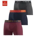 Jack & Jones Boxer JAC Lichfield Trunks (Packung, 3-St) mit kontrastfarbigem Bund bunt S
