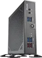 Shuttle XPC slim DS50U - Barebone - Slim-PC - LGA1700-Sockel - 1 x Celeron 7305 / 1,1 GHz - RAM 0GB - UHD Graphics - 1GbE, 2,5GbE - Schwarz (DS50U)