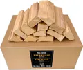 PINI Grillholz OHNE RINDE Buche 10 Kg Brennholz 30-33 cm für Pizzaofen Grill Smoker Kamin Feuerschale
