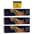 Wella Koleston 3 x 60 ml 6/2 dunkelblond matt Set