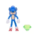 Sonic 3 Movie Sonic mit Smaragd Accessoire Spielzeugfigur von Jakks Pacific 13