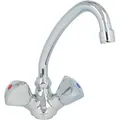 Zweigriff Waschtischarmatur Classic Line - Mit Hu-rohrauslauf 145 Mm