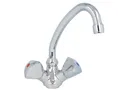 heinrichschulte Waschtischarmatur Zweigriff classic line - mit HU-Rohrauslauf 145 mm