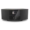 Hama DAB Radio Internetradio Bluetooth & DAB+ DIR150BT (Digitalradio WLAN, Spotify, Amazon Music, Bluetooth, Küchenradio mit UKW, USB, AUX, 90W, Farbdisplay, Radiowecker und Fernbedienung) schwarz