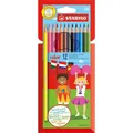 Buntstift - STABILO color - 12er Pack - mit 12 verschiedenen Farben inklusive 2