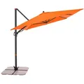 Doppler Pendelschirm, Anthrazit, Metall, Textil, 320x240 cm, 360° drehbar, höhenverstellbar, stabile Strebegelenke, UV-beständig, wetterbeständig, Sonnen- & Sichtschutz, Sonnenschirme, Ampelschirme