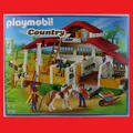 Playmobil 4190 Moderner Reiterhof Reitstall Pferdestall Stall Ponyhof Pferde NEU