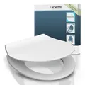 Duroplast WC-Sitz SLIM WHITE, mit Absenkautomatik und Schnellverschluss