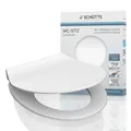 WCSitz SLIM mit Absenkautomatik und Schnellverschluss aus Duroplast, Toilette...