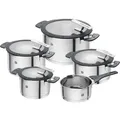 Zwilling - Simplify 66870-005-0 Töpfe Set Edelstahl 5 Stk. Edelstahl, Silber Schwarz