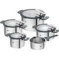 ZWILLING Simplify Kochtopfset 5-tlg, Topf Kochgeschirr Bratentopf  Edelstahl