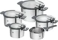 Zwilling Simplify 5 tlg. Topfset aus Edelstahl - Silber/Schwarz Beste Qualität