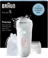 Braun Silk-épil 5 5-030 Weiß/Rosa