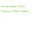 Braun Silk-épil 5 5-030 Epilierer (7500435225045)