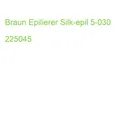 Braun Epilierer Silk-epil 5-030 225045 (7500435225045)