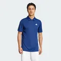adidas Herren Club Tennis Climacool Polo Shirt, Dark Blue, S