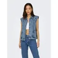 ONLY Jeansweste ONLKENNEDY SL DNM WAISTCOAT BJ NOOS blau XL (42)