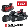 Flex 18V Akku Winkelschleifer L125 18.0 EC LD & Grabo VLP 18.0 + 2x 5Ah & LG NEU