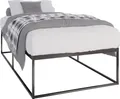 CLP Metallbett Scala schwarz Größe 200x100x46 cm