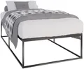 Metallbett Scala 200x100x46 cm schwarz
