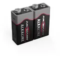 ANSMANN AG 9 V-Block-Batterien, 2er Batterie