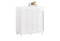 SoBuy Sideboard FSB84, Schuhschrank Buffet Küchenschrank Sideboard mit Schiebetüren Kommode