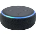 Amazon Echo Dot 3 anthrazit Intelligenter Assistant Speaker (EU Stecker) - Schwarz