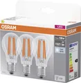 Osram LED Leuchtmittel E27 3er Pack Base Classic 11W klar kaltweiß
