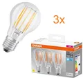 3er Pack OSRAM LED BASE Filament E27 Glühlampe 10W wie 100W neutralweiß