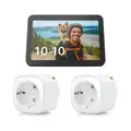 Amazon Echo Show 8 (3. Gen) + Eve Energy Matter 2er-Set
