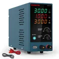 Labornetzgerät,HANMATEK HM310 0-30V / 0-10A, Regelbar, Labornetzgerät DC mit 4-stelliger LED-Anzeige, Stabilisiertes Schaltnetzteil, Strommessgerät, Überlast- & Kurzschlussfest