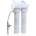 Naturewater NW-2-PPUF 2 Stufen Untertisch Wasserfilter, 5 μ, Sedimentfilter und Ultrafilter Filtereinsatz, mit Schnellanschluss, Wasserhahn