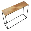 Schneider Konsolentisch Metall Flurtisch Tisch Schwarz/Gold 30x81x100 cm Neu